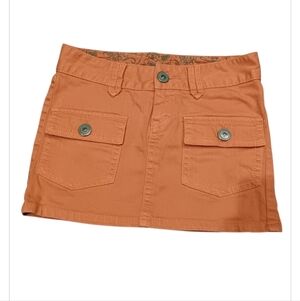 Y2k 200s Ozoc  Orange Shirt Size S